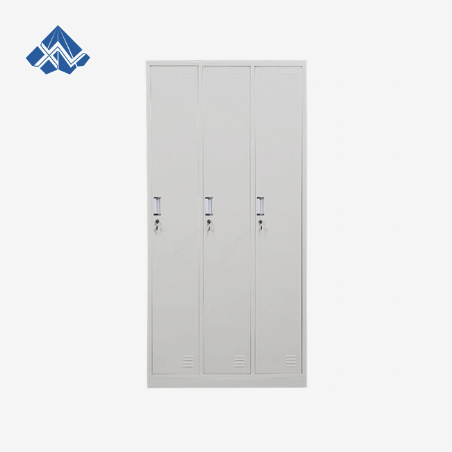 3 Door Steel Wardrobe
